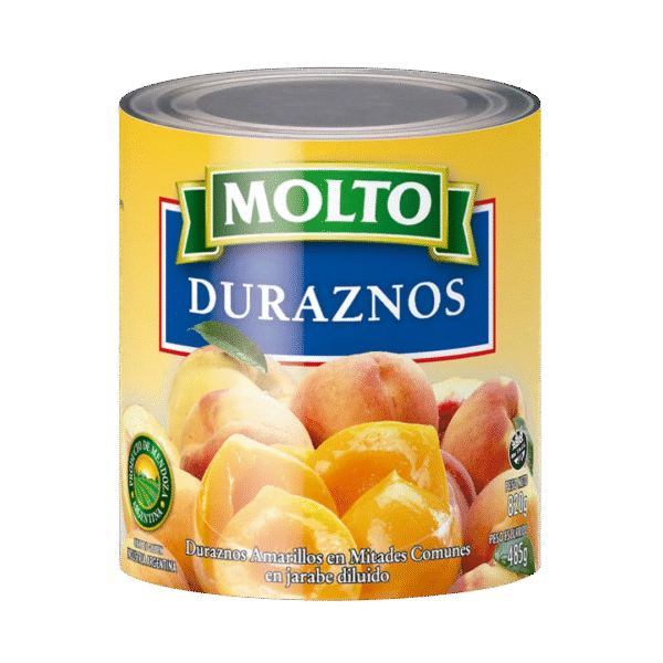 DURAZNO MOLTO MITADES 820G