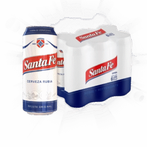 SIX PACK SANTA FE RUBIA 473ML.