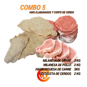 Combo 5 - 10 Kg Elaborados Y Corte De Cerdo