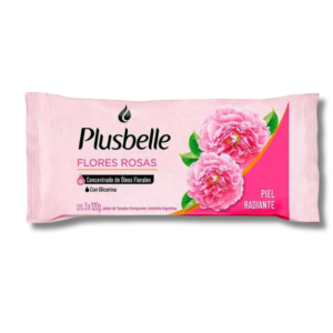 Jabon Plusbelle Flores Rosas X 3U