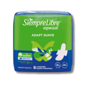 Toa. Fem .Siempre Libre Adapt Suave X8