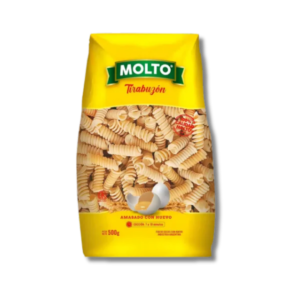 Fideo Molto Tirabuzon Al Huevo X500grs