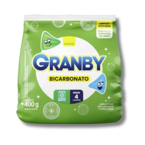 Jabon Granby Bicarb Limon Matic 400G