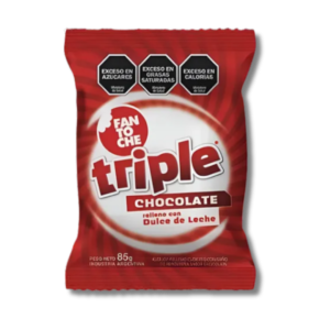 Alfajor Fantoche Negro Triple
