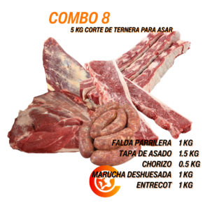 Combo 8 - 5 Kg Corte De Ternera Para Asar