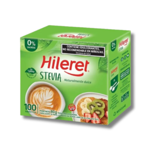 Edulc. Hileret Stevia X 100 Sobrecitos