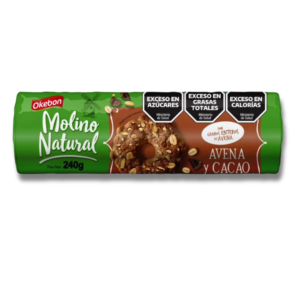 Gall. Molino Natural Avena Y Cacao 240G.