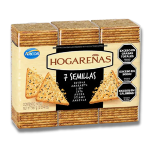 Galletita Hogareñas 7 Semillas X3u