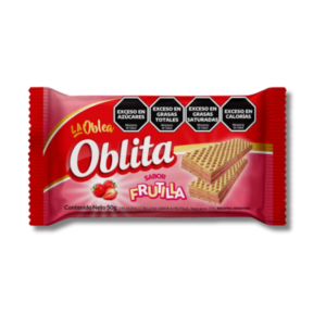 Oblea Oblita Frutilla 50G.