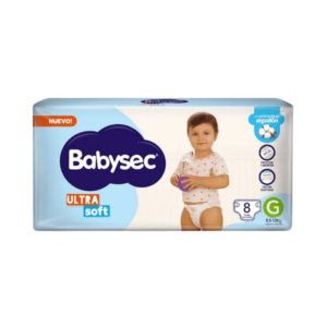 Pañal Babysec Ultra Soft G X8u