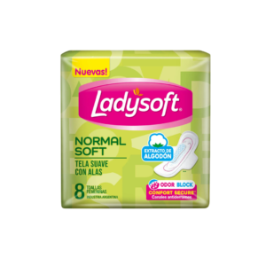 Toallitas Ladysoft Normal Soft X8u Verde