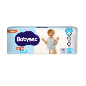 Pañales Babysec Ultra Sof Xxg X30