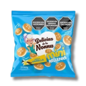 Galletitas Delicias De La Nona Rell. Vai. 160G.