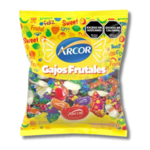 Caramelos Gajos Frutales Arcor X485g
