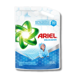Jabon Liquido Ariel Cuidado Delicado 3L.