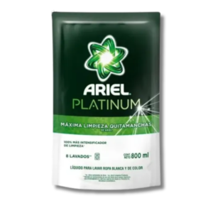 Jabon Liquido Ariel Platinum 800Ml.