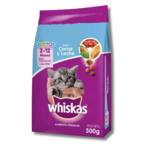 Whiskas Gatitos 500Gr C Leche 2-12Meses