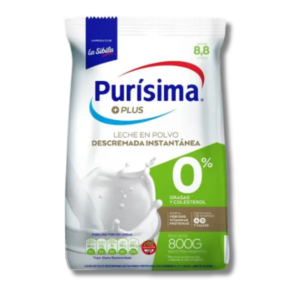 Leche Purisima En Polvo Descremada 800G.